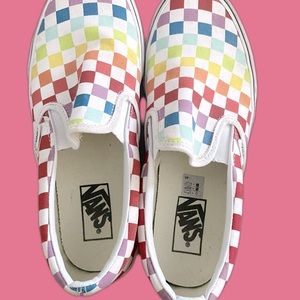 VANS CHECKERED RAINBOW